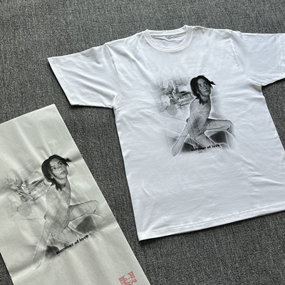 回路商店  王菲T恤 y2k 亚 纯棉T 送版画