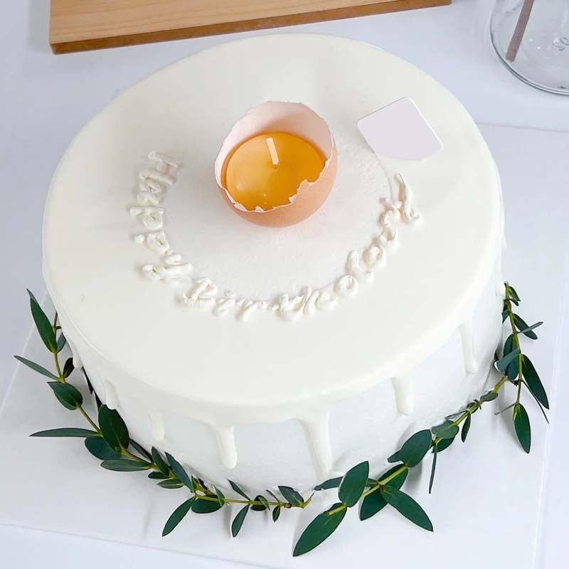 破壳日鸡蛋壳蜡烛蛋糕装饰摆件网红宝宝周岁生日数字暖灯插件配件