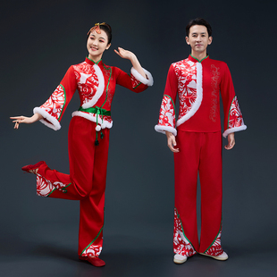 灯笼舞服装演出服女2025新款秋冬喜庆秧歌舞蹈开门红春节张灯结彩