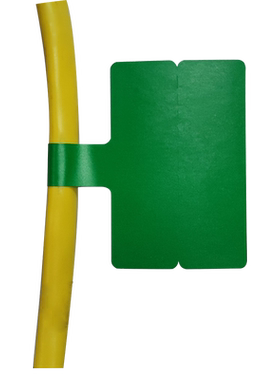 丽标（capelabel）T3825G 标签纸 38mm*25mm+30mm/150片/卷 （计价单位：卷）绿色