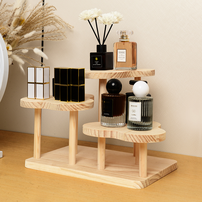 松木环保材质 多功能置物架 花架