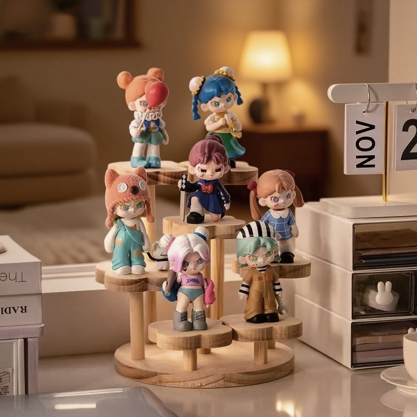 【优质实木】阶梯置物架