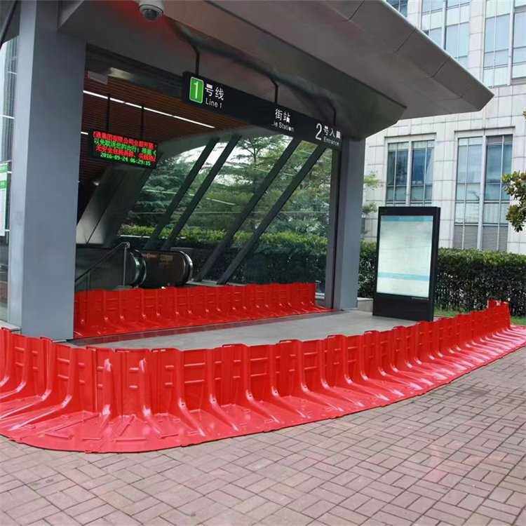 地铁口应急挡水墙l型防汛挡板城市内涝防洪墙地下车库挡水板