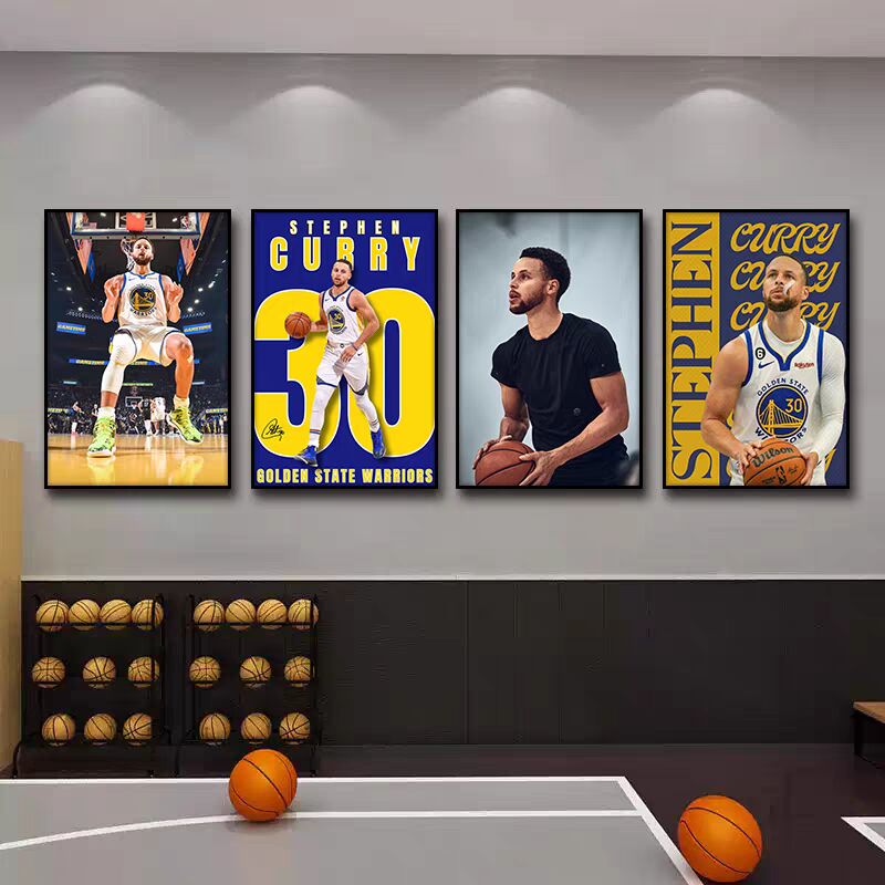 斯蒂芬库里NBA球星挂画篮球运动