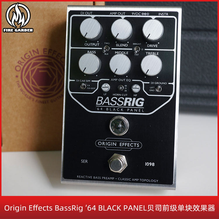 Origin Effects BassRig ’64 BLACK PANEL贝司斯 前级单块效果器