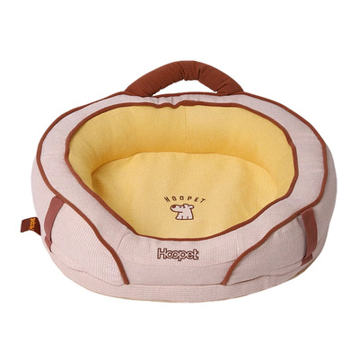 Hoopet狗窝四季通用狗床安全感夏季小型犬雪纳瑞全可拆洗狗床宠物