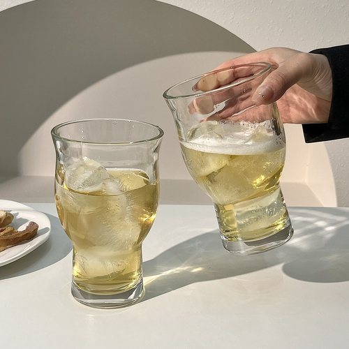 玻璃杯精酿定制大号logo