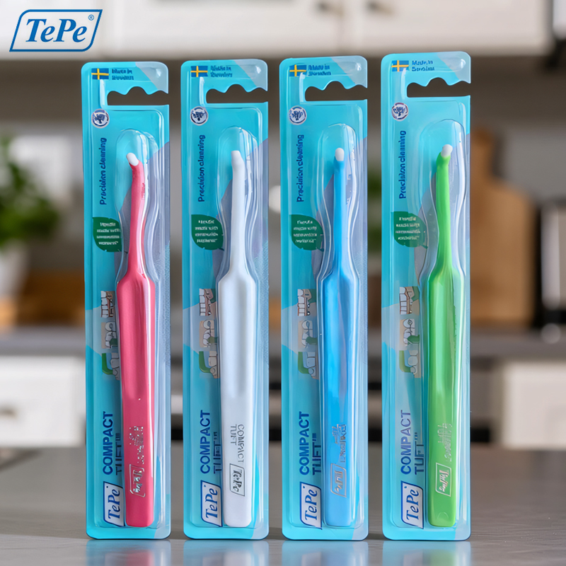 Tepe瑞典进口单头正畸牙刷小头