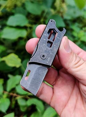 多功能开瓶器迷你折叠刀工具随身EDC小刀口袋水果刀开快递钥匙