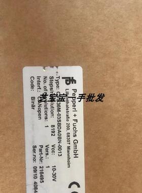 倍加福P+F 单圈绝对值编码器 CVS36M-03SBDA0BN-0013 216495