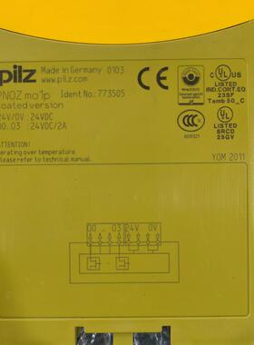 拆机正品皮尔兹 PNOZ m01p 773505 现货 实物拍摄