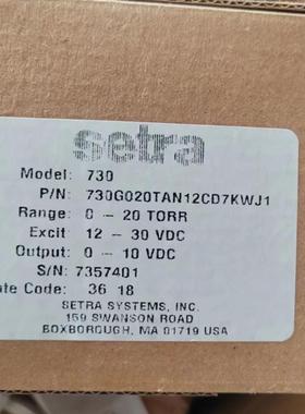西特730薄膜规0-20torr西特730G020TAN12CD7KWJ1