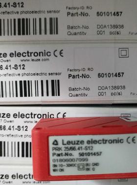 LEUZE镜反射光电开关PRK25/66.41-S12全新原装正品假一赔十