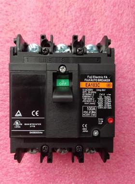 原装富士断路器EA103C 3P 60 75 100A 现货