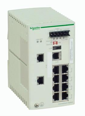 TCSESM103F2LG0ConneXium 8TX/2SFP-Gbit口以太网交换机.