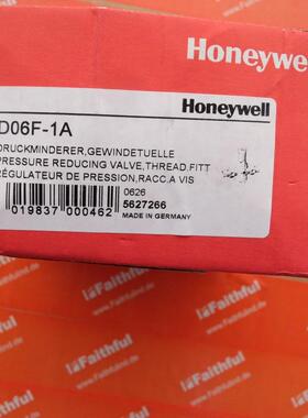 D06F-1A 霍尼韦尔全新压力调节阀 braukmann