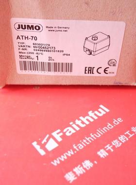 Jumo 00452173 久茂全新温度传感器 ATH-70 603021/70 200度