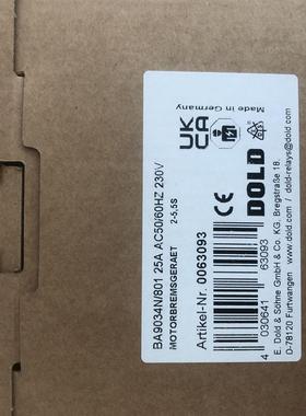 多德DOLD急停模块/继电器 BD5935.48/61 DC24V 0050074