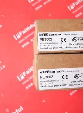 PE3002 易福门全新压力传感器 PE-100-SDR14-MFPKG/US/ /E