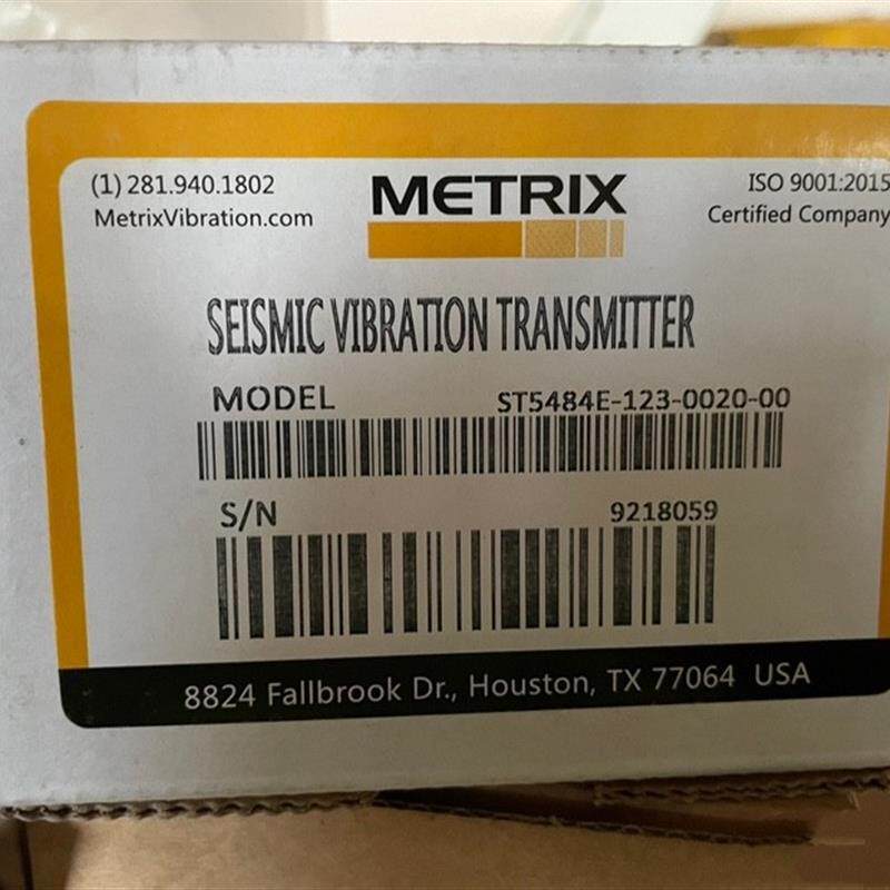 全新美国METRIX震动变送器ST5484E-123-0020-00