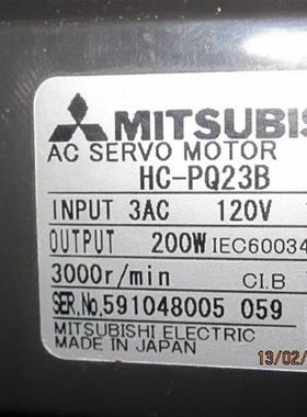 伺服电机HC-PQ23B  HC-PQ23K-UE