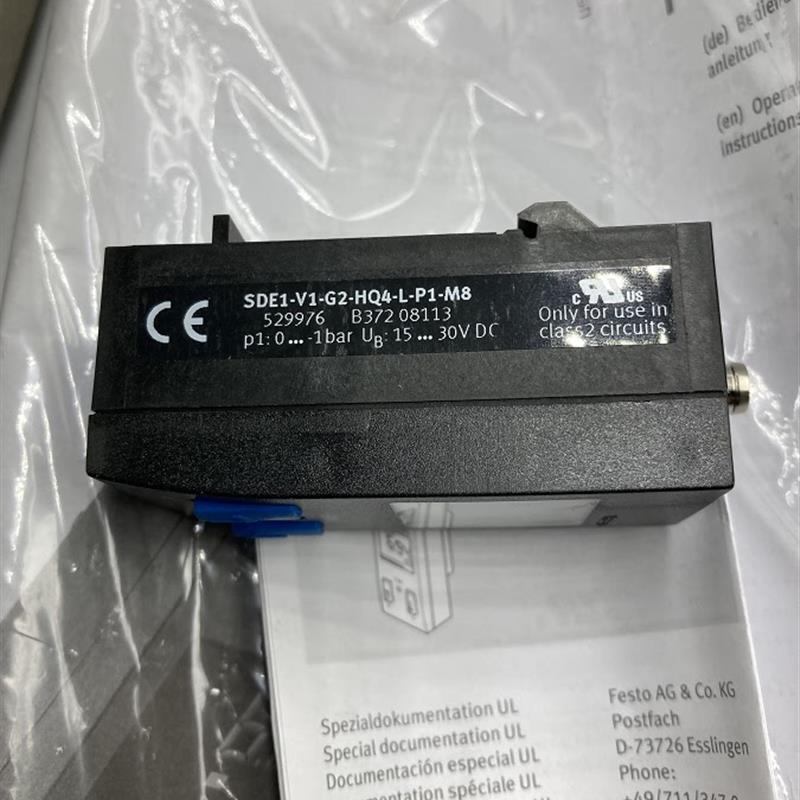 原装 SDE1-V1-G2-HQ4-L-P1-M8 529976 数显压力表