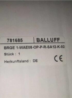 BRGE 1-WAE08-OP-P-R-SA12-K-02  现货