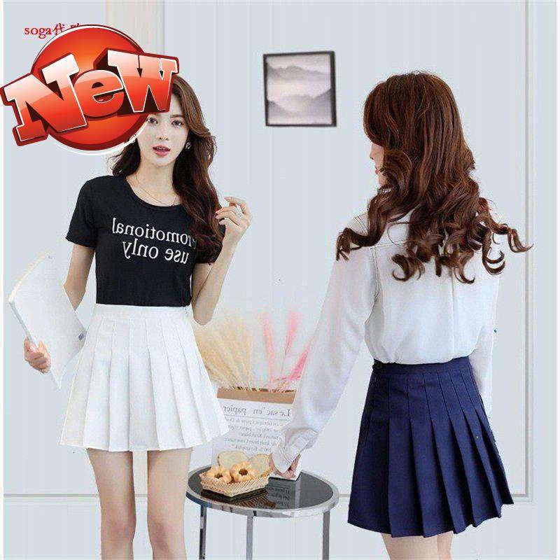 201y8新款半身裙短裙高腰a字裙子韩版百搭女学生修身百褶裙裤夏|msdalam kategori Butik wanita / wanita, skirt - dari Buy2taobao.com untuk memberikan perkhidmatan ejen Taobao profesional membeli