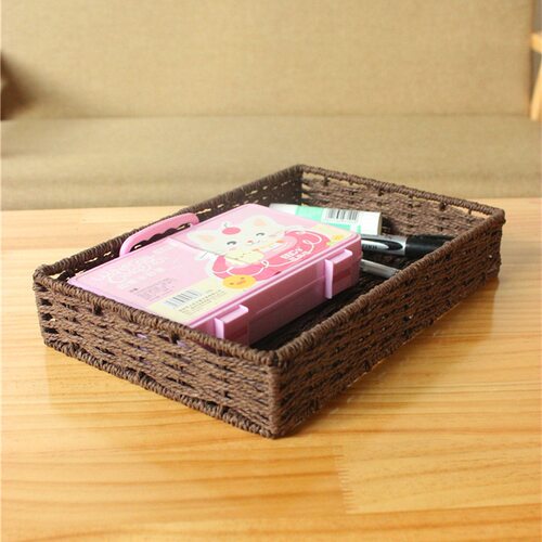 门口钥匙收纳盒零钱整理盒篮子