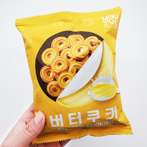 韩国进口零食便利店友施浓厚黄油