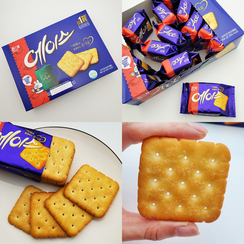 韩国进口海太ace饼干364g盒咸味