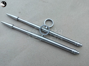 不锈钢判官笔峨眉刺奇门兵器防身武器点穴笔表演笔钢制防身笔