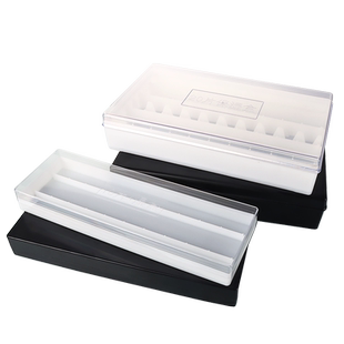 20片塑料载玻片保湿盒 10片塑料免疫组化湿盒 抗体孵育盒湿盒 黑色避光/透明 一体成型