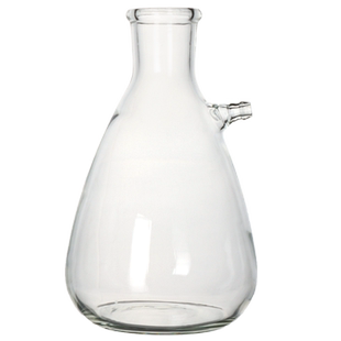 环球抽滤瓶套装实验室上嘴抽滤瓶陶瓷布氏漏斗真空过滤装置125/250/500/1000/2500/5000ml上下嘴溶剂过滤器