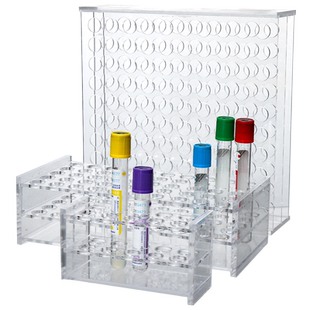 2ml5ml 10ml有机玻璃采血管架 试管架 血常规管架 生化管架 抽血试管架