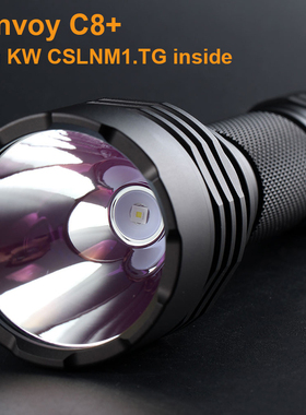 Convoy手电筒C8+ KW CSLNM1.TG Led高能便携式18650钓鱼露营登山