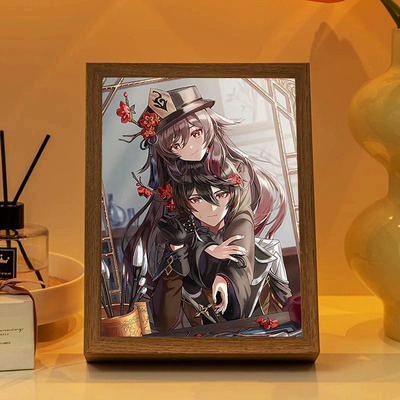 原神周边灯光画创意立牌礼物