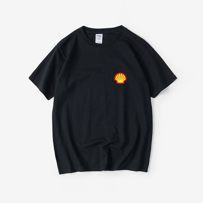 壳牌加油站工作服polo衫可定制团队logot恤短袖大码衣服女男圆领
