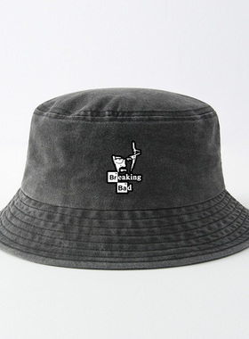 绝命毒师 breaking bad帽子渔夫帽男女小清新帽遮阳帽盆帽情侣户