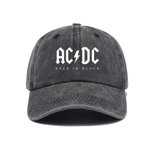 摇滚 ACDC 交流直流乐队 highway 摇滚金帽子棒球帽男女鸭舌帽遮