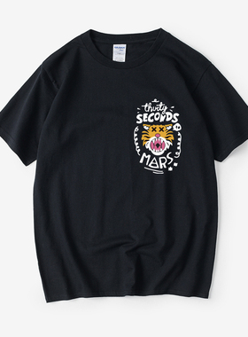 30 seconds to marsT恤短袖圆领夏季男女情侣装上衣宽松半袖衣服