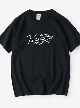 泰剧一年生主演Singto Krist签名周边T恤短袖港风圆领大码宽松夏