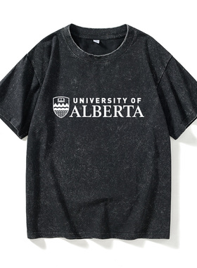 UA阿尔伯塔大学Universityof Alberta纪念品周边校服T恤短袖休闲