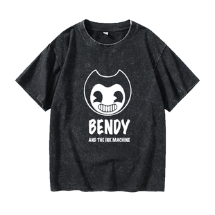 Bendy and the Ink Machine 班迪和印墨机与墨水机器T恤短袖简约