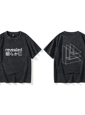 DJ Hardwell revealed周边T恤短袖休闲衣服女男圆领大码宽松夏季