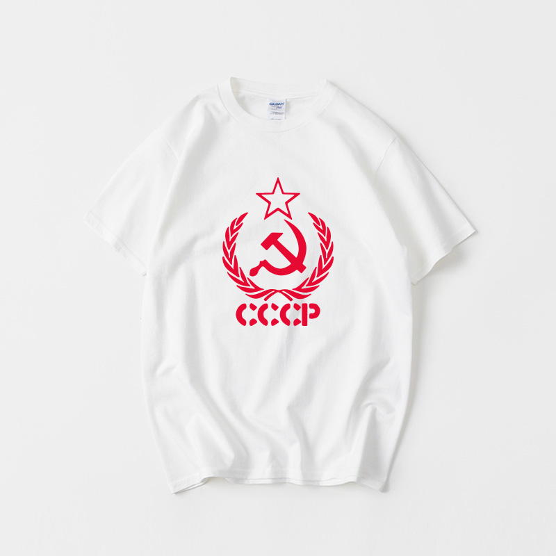 苏维埃前原苏联大码夏季短袖原恤