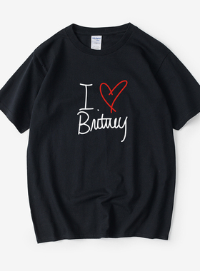 小甜甜布兰妮BriTneySpears T-shirT BriTney SpearsT恤短袖圆领
