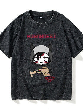 彩虹游戏六号周边围攻6号fuze育碧ela干员T恤短袖休闲衣服女男圆