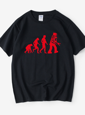 美剧TBBT 生活大爆炸 谢尔顿 sheldon 进化论T恤短袖圆领夏季男女