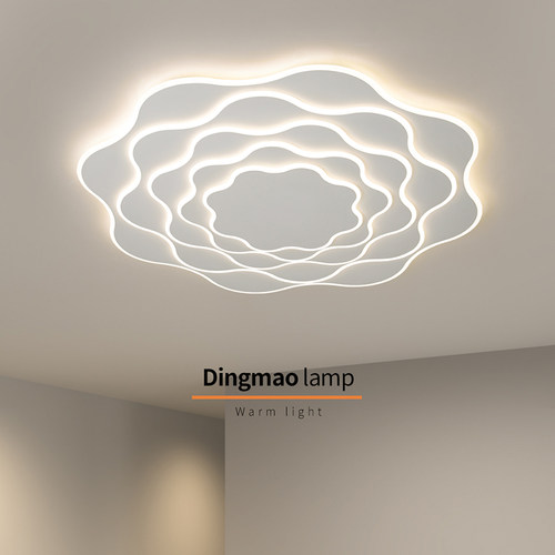 现代极简护眼大气花朵中山灯具